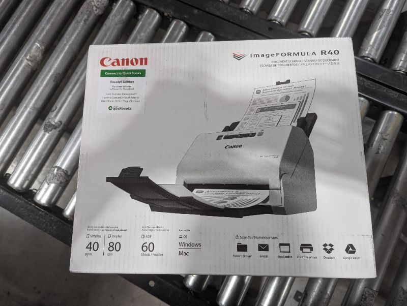 Photo 6 of Canon image FORMULA R40 Receipt Edition Office Document Scanner