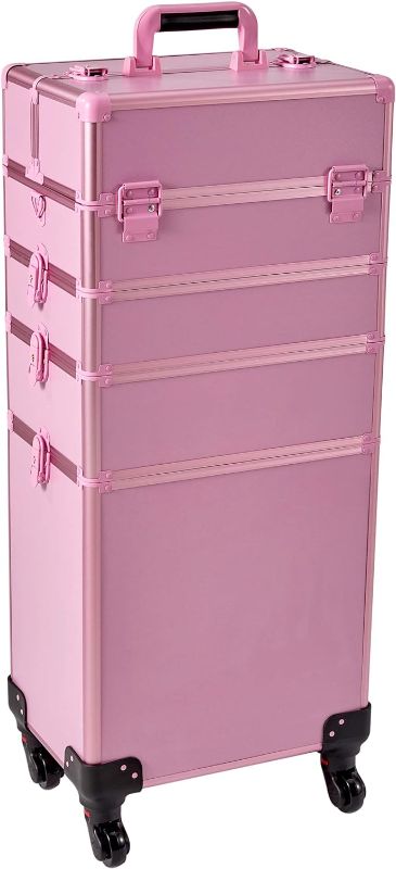 Photo 1 of 5 in 1 makeup train case color pink