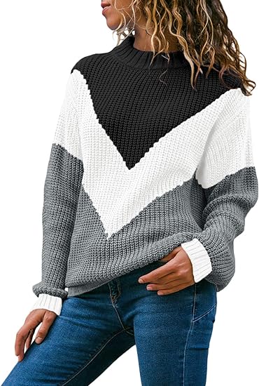 Photo 1 of Acelitt Women's Long Sleeve Crewneck Knit Pullover Sweater, S-XXL