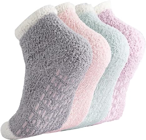 Photo 1 of Breslatte Non Slip Socks Hospital Socks with Grips for Women Grip Socks for Women Socks with Grips for Women Slipper Socks
