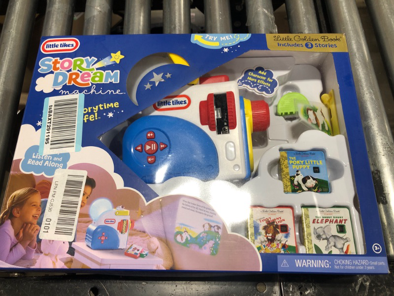 Photo 2 of Little Tikes Story Dream Machine Starter Set, Storytime, Books, Little Golden Book, Audio Play, The Poky Little Puppy Character, Nightlight, Gift and Toy for Toddlers and Kids Girls Boys Ages 3+ years