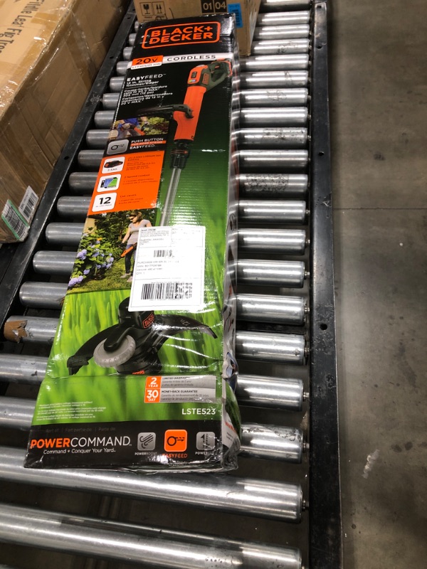 Photo 3 of BLACK+DECKER 20V MAX String Trimmer with Trimmer Line, 30-Foot, 0.065-Inch, 3-Pack (LSTE523 & AF-100-3ZP) Kit w/ (3) replacement spools