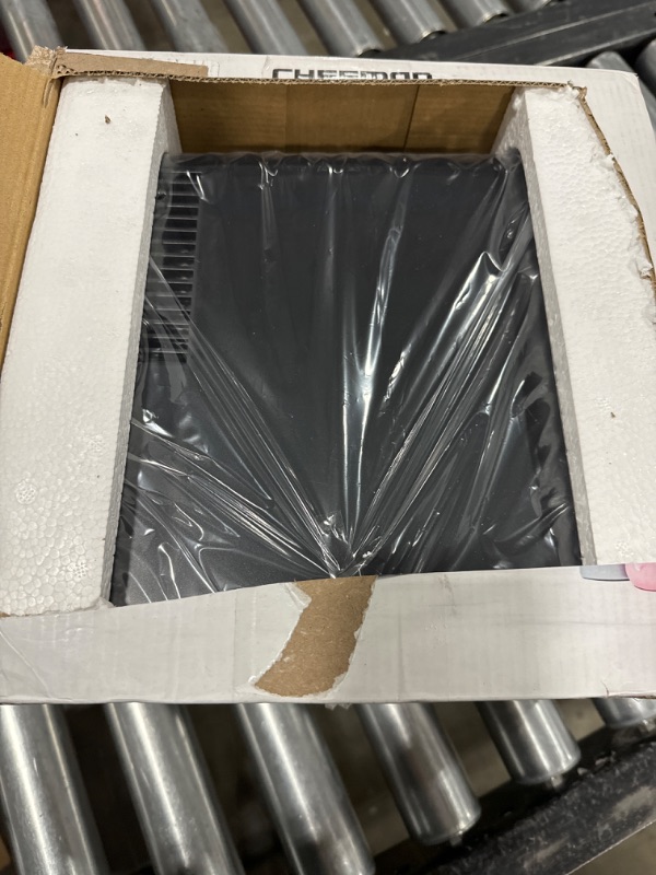 Photo 1 of Chefman Portable Mirrored Personal Fridge 4 Liter Mini Refrigerator Skin Care, Makeup Storage, Beauty, Serums and Face Masks, Small for Desktop Or Travel, Cool & Heat, Cosmetic Application, Black Skincare Mini Fridge Black