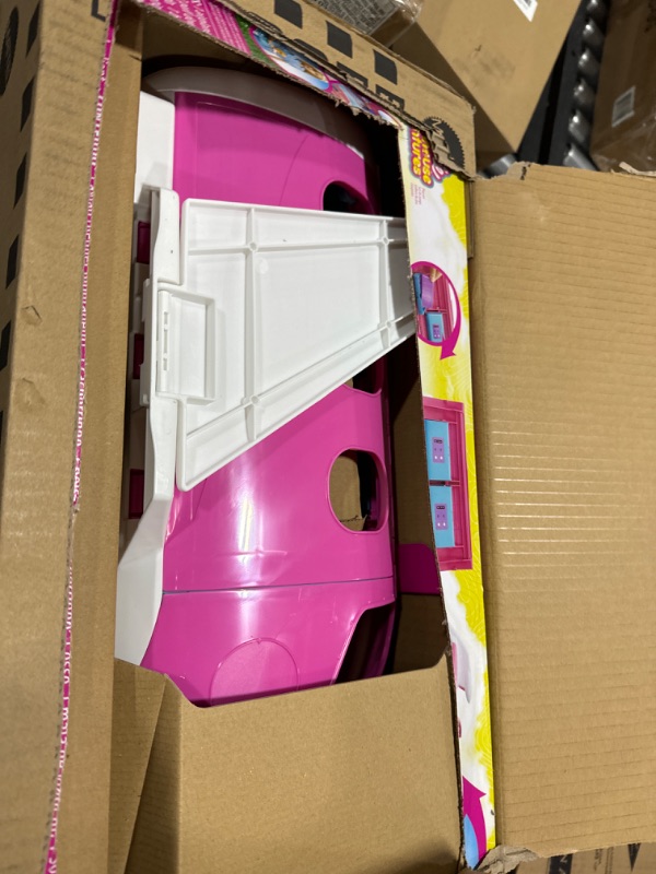 Photo 2 of Barbie Dreamplane Airplane Toys Playset with 15+ Accessories Including Puppy, Snack Cart, Reclining Seats and More Standard