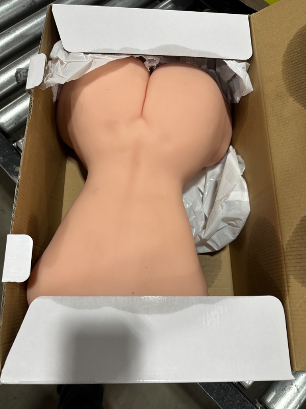 Photo 2 of 19.5LB Sex Doll Male Masturbator with Realistic Boobs Vagina and Anal,3 in 1 Torso Masturbator Love Doll Pocket Pussy with Built-in Spine Pussy Ass Male Sex Toy for Men Masturbation and Orgasm