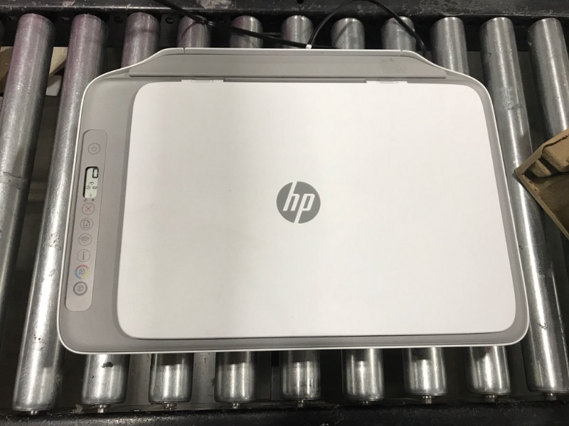 Photo 2 of HP DeskJet 2755e Wireless Color All-in-One Printer with bonus 6 months Instant Ink (26K67A), white