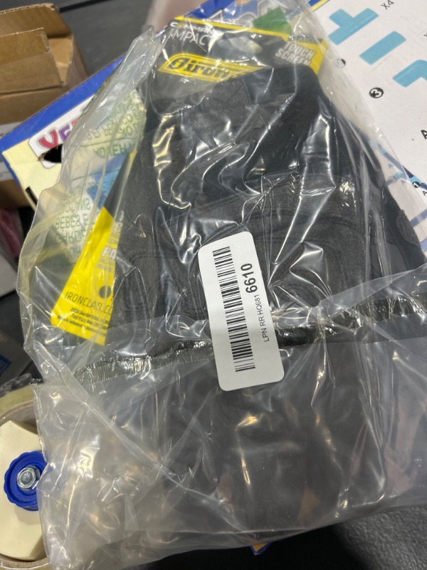 Photo 1 of Ironclad Command Impact Work Gloves; Touch Screen Gloves Conductive Palm and Fingers, Impact Protection, Machine Washable, Sized S, M, L, XL, XXL (1 Pair) (Large, Black) Large (Pack of 1) Black