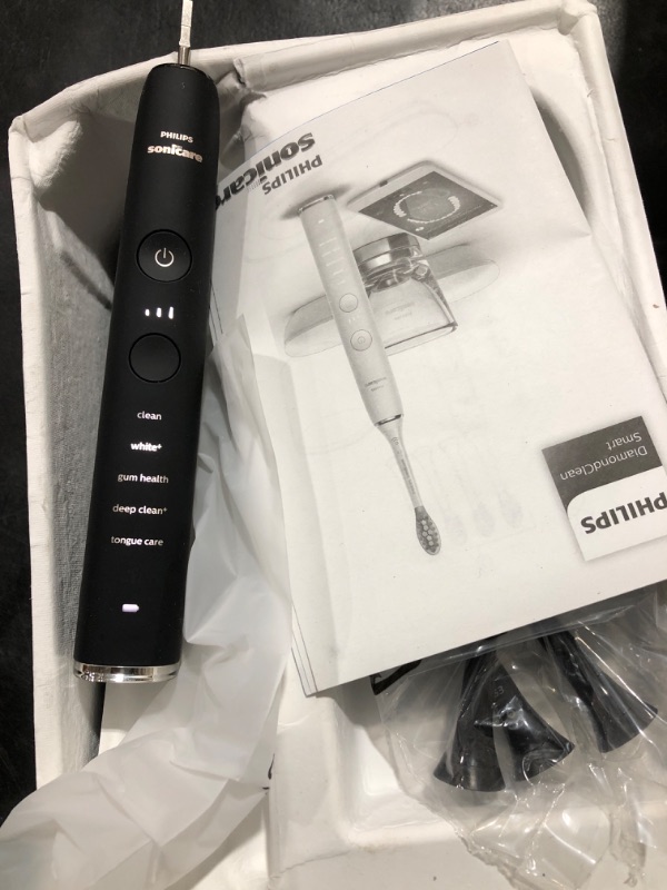 Photo 2 of Philips Sonicare DiamondClean Smart 9500 Rechargeable Electric Power Toothbrush, Black, HX9924/11