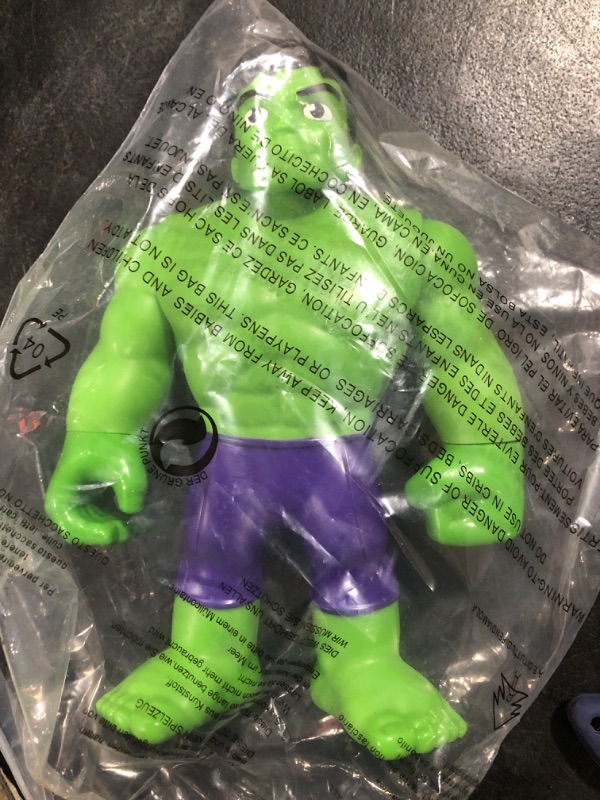 Photo 2 of Spidey and His Amazing Friends Marvel Supersized Hulk 9-inch Action Figure,Preschool Super Hero Toy,Kids Ages 3 and Up,Avengers Action Figures