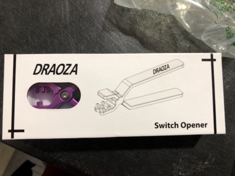 Photo 2 of DRAOZA Switch Opener,Mechanical Gaming Keyboard Switch Opener for Cherry MX Switches(Purple) 4 claws Purple