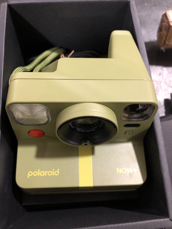 Photo 2 of Polaroid Now+ 2nd Generation I-Type Instant Film Bluetooth Connected App Controlled Camera - Forest Green (9075) Camera Forest Green