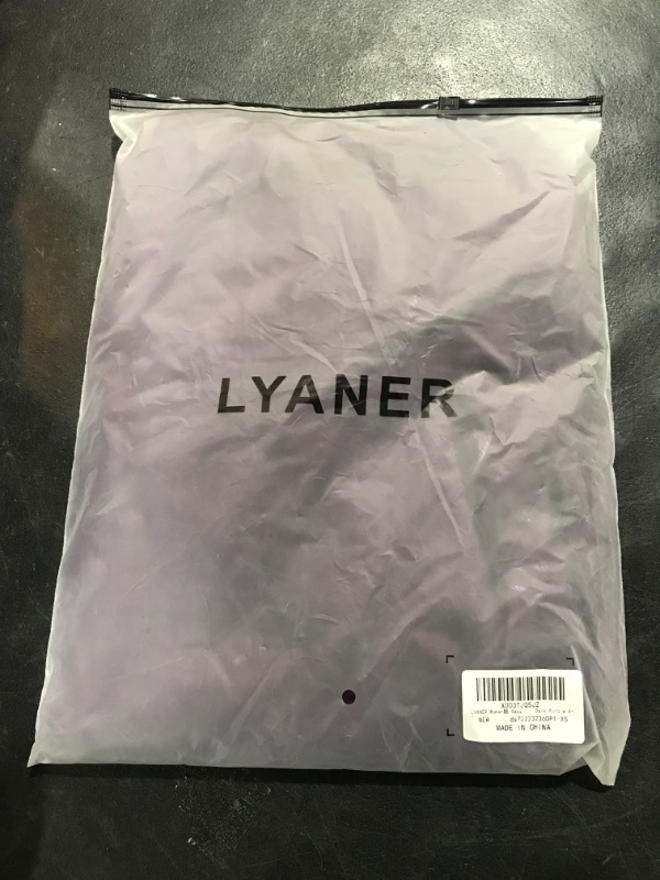 Photo 2 of LYANER Women’s Sexy Satin Cowl Neck Spaghetti Straps Wrap Ruched Sleeveless Split Party Midi Cami Dress X-Small Dark Purple