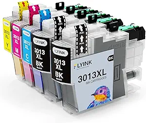 Photo 1 of FLYINK lc3013 lc3011 Ink cartridges bk/c/m/y for Brother MFC-J491DW MFC-J895DW MFC-J497DW Printer 