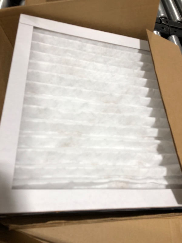 Photo 2 of Amazon Basics Merv 8 AC Furnace Air Filter - 14x20x1, 6-Pack,white 14x20x1 Merv 8