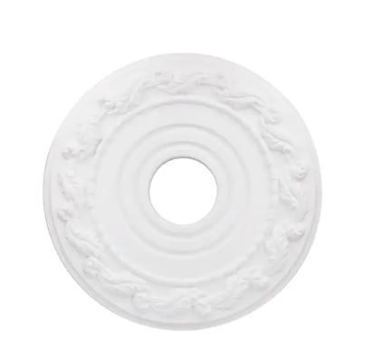 Photo 1 of 16 in. White Decorative Ceiling Medallion