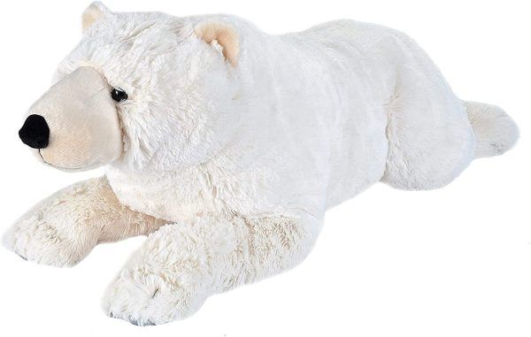 Photo 1 of  Republic Jumbo Polar Bear Plush, Giant Stuffed Animal, Plush Toy, Gifts