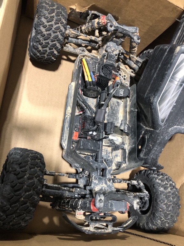 Photo 2 of ARRMA 1/10 Big Rock 4X4 V3 3S BLX Brushless Monster RC Truck RTR (Transmitter and Receiver Included, Batteries and Charger Required), Black, ARA4312V3 ***** parts only***** 