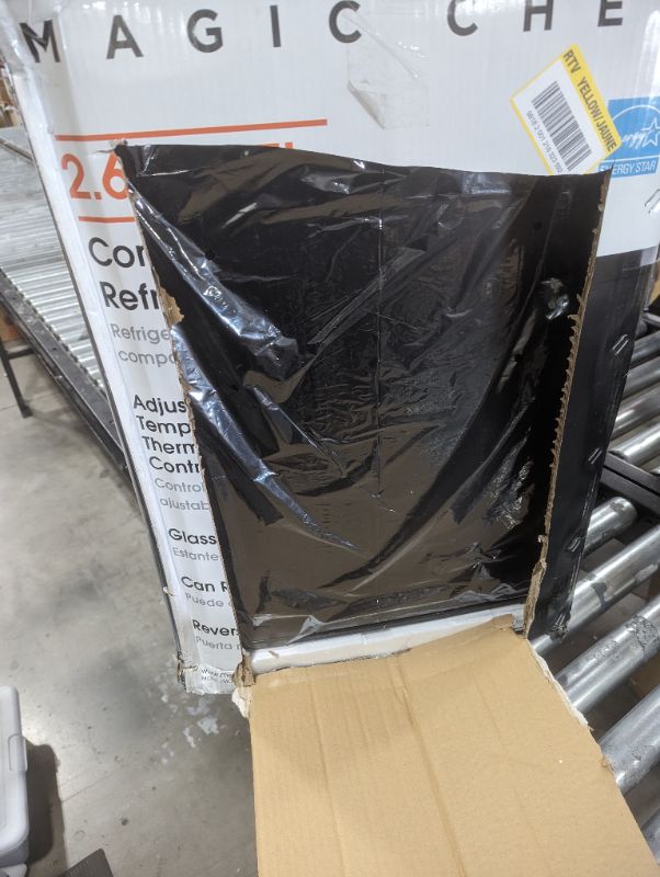 Photo 1 of 2.6 cu. ft. Mini Fridge in Black without Freezer