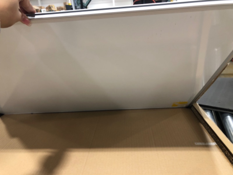 Photo 1 of XBoard Magnetic Dry Erase Board/Whiteboard, 36 X 24 Inches, Double Sided White Board,1 Dry Eraser & 3 Dry Erase Markers & 4 Push Pin Magnets 36" x 24"