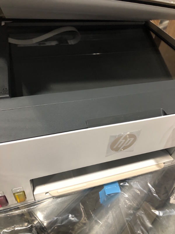 Photo 2 of HP Smart Tank 5000 Wireless All-in-One Ink Tank Printer with up to 2 years of ink included, mobile print, scan, copy, white, 17.11 x 14.23 x 6.19