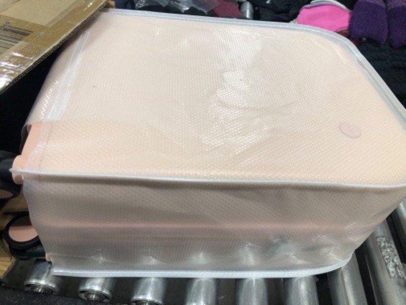 Photo 1 of Carry on Luggage, Mixi Suitcase Spinner Wheels Luggage Hardshell Lightweight Rolling Suitcases PC with Cover & TSA Lock for Business Travel 20in carry on Pink