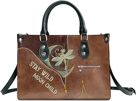 Photo 1 of 64HYDRO Dragonfly Shoulder Bag, Handbags, Purses for Women, Gifts for Sisters, Daughter, Mom, Friends Travel Work Leather Bag