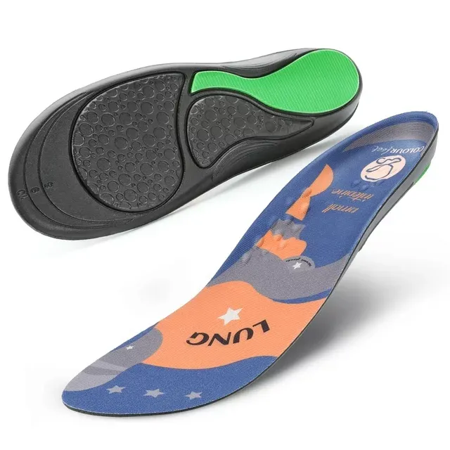 Photo 1 of Colourfoot Comfort Orthotic Arch Support Shoe Inserts Insoles for Flat Feet, Feet Pain, Plantar Fasciitis, Insoles for Men & Women M (8-10)