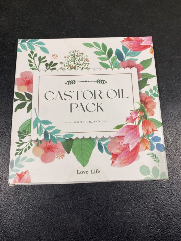 Photo 2 of 2PCS Castor Oil Pack,Castor Oil Pack wrap Organic Cotton,Thyroid Support for Women,Castor Oil wrap,Castor Oil Pads?Oil-Free?
