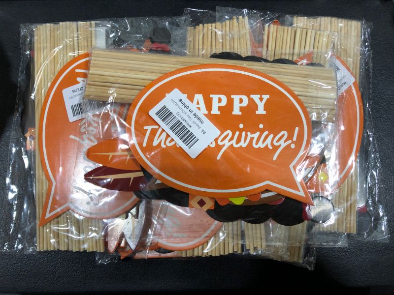 Photo 2 of [5 Pk] BinaryABC Thanksgiving Photo Booth Props,Thanksgiving Day Decorations,29Pcs