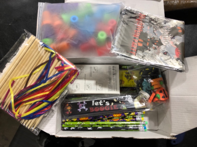 Photo 1 of 192Pcs Halloween Favors Stationery Gift Set, Trick or Treat Gifts for Kids, 24 Pack Halloween Party Favors for Kids Classroom Prizes Bulk Halloween School Supplies Goodie Bag Stuffers Fillers