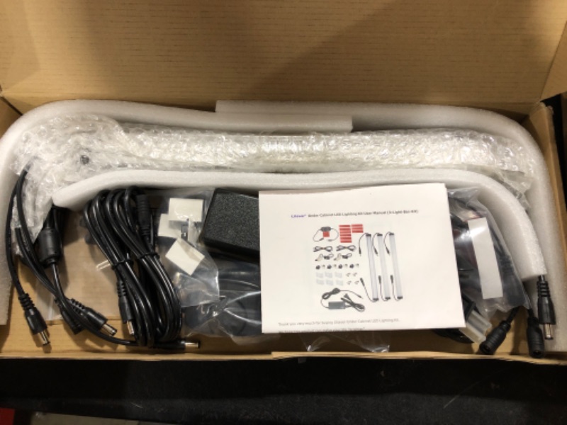 Photo 1 of Litever Automatic ON-Off Cabinet Door Sensor LED Lighting Kit Warm White 3000K for Working Inside Cabinets Closets Wardrobes Safe Box