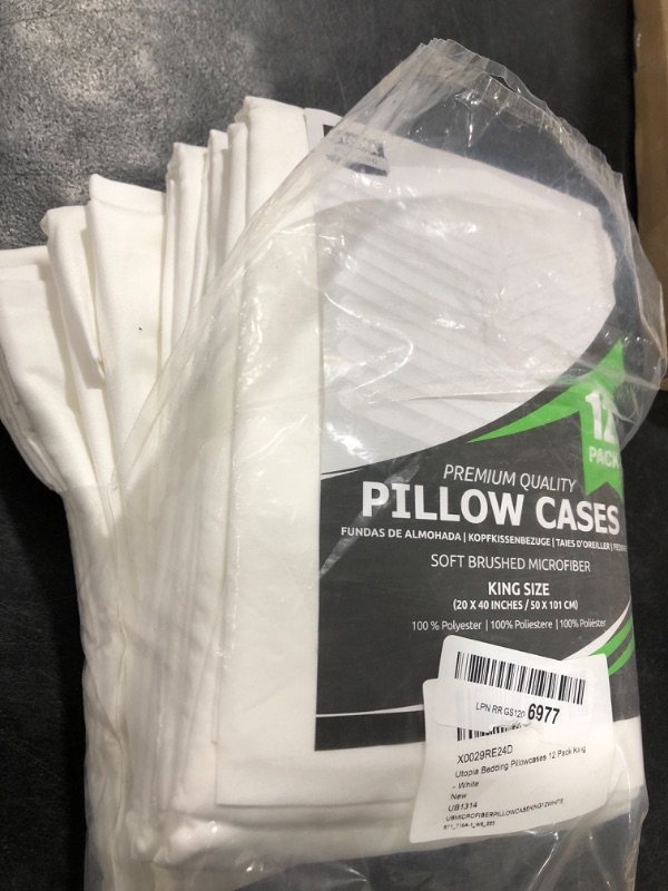 Photo 1 of 12 pack King Size Pillow cases 