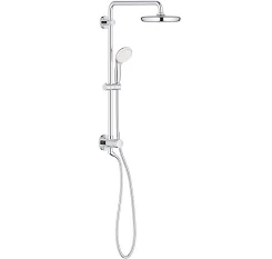 Photo 1 of 2-spray 8.25 in. Dual Shower Head and Handheld Shower Head in Chrome
