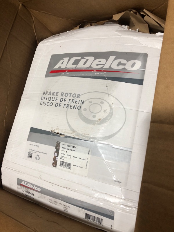 Photo 2 of ACDelco Silver 18A81014A Front Disc Brake Rotor