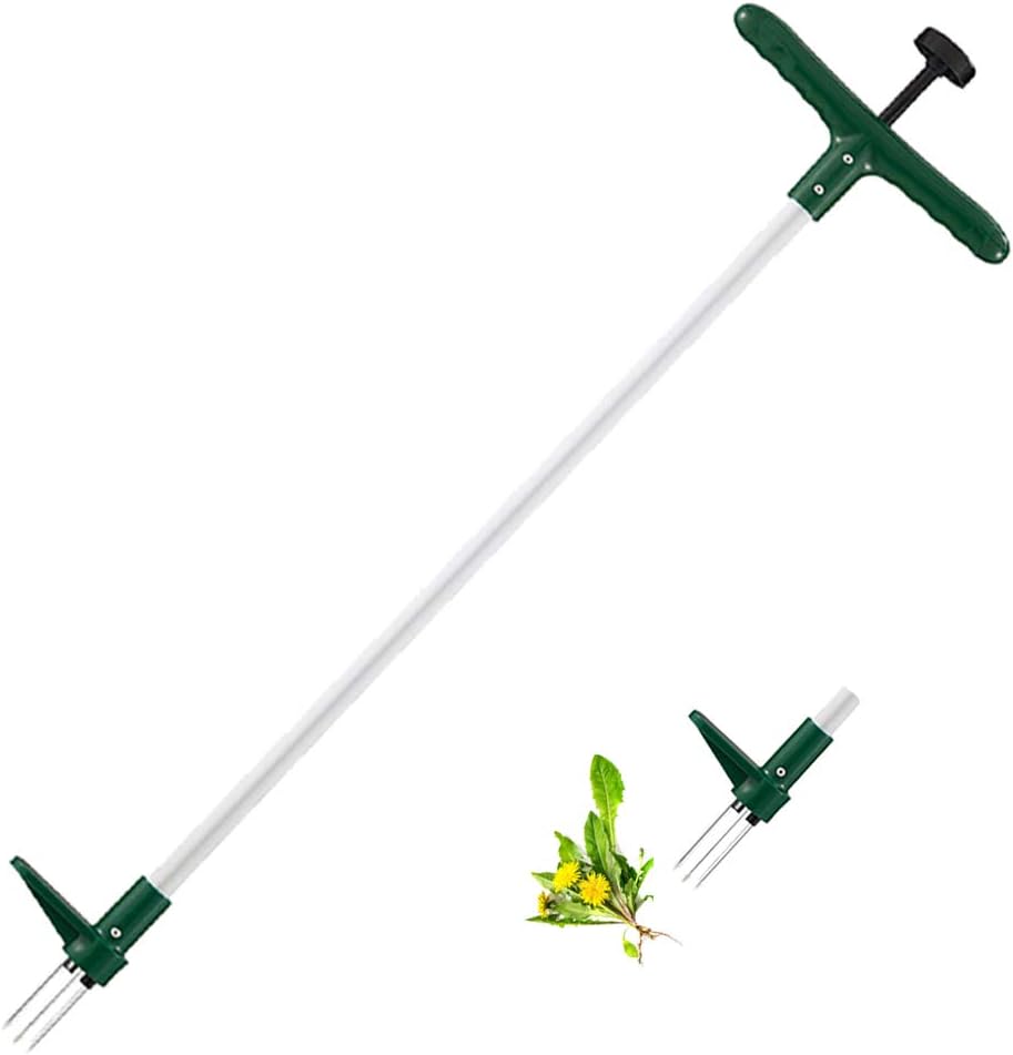 Photo 1 of  Walensee Weed Puller, Stand Up Weeder Hand Tool, Long Handle Garden Weeding Tool with 3 Claws, Hand Weed Hound Weed Puller for Dandelion, Standup Weed Root Pulling Tool and Picker, Grabber (1 Pack) 