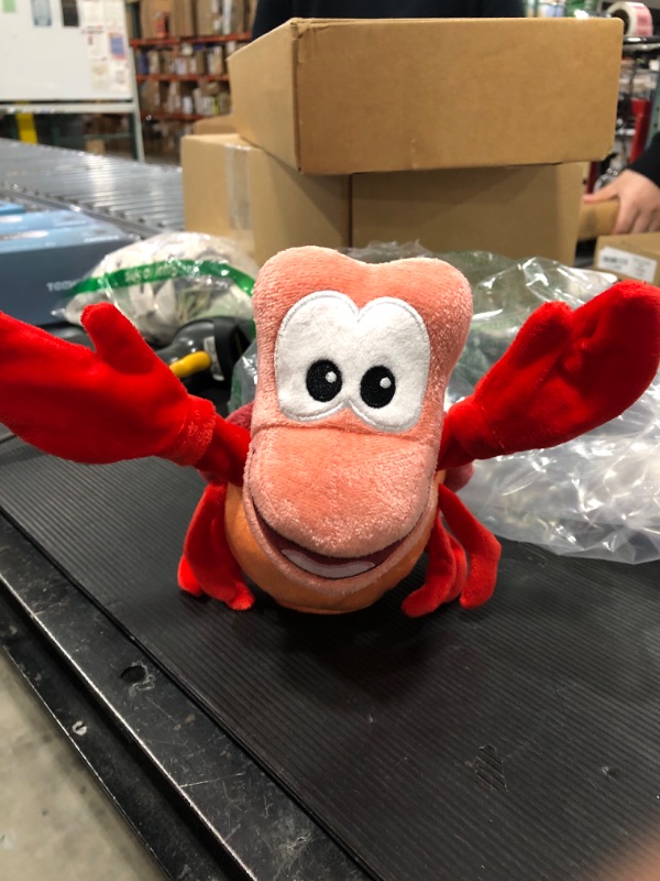 Photo 2 of Disney Princess Singing and Snapping Sebastian 10-inch Plush Stuffed Animal, Red Crab, Officially Licensed Kids Toys for Ages 3 Up by Just Play