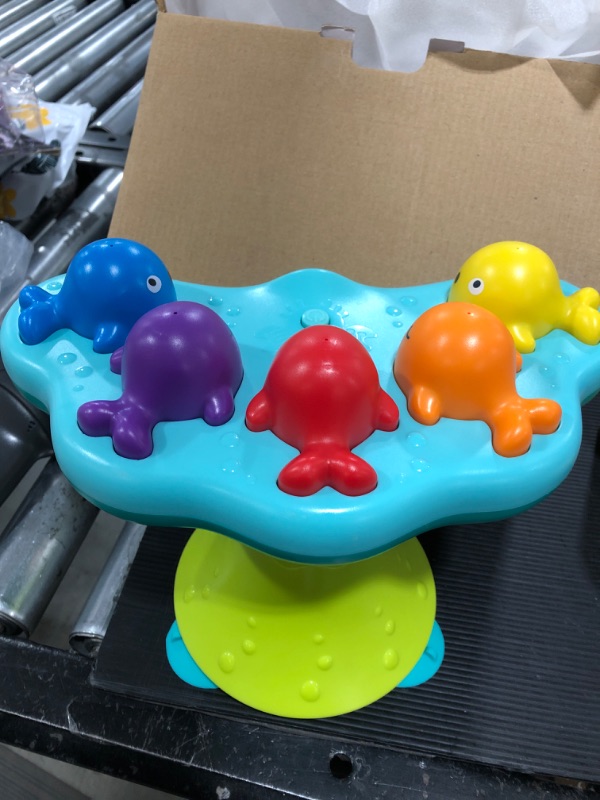 Photo 2 of Hape Music Fountain Bath Toy| Whale Bathtub 2 Play Modes Toy with Music| Bathroom Shower Toy for Toddlers