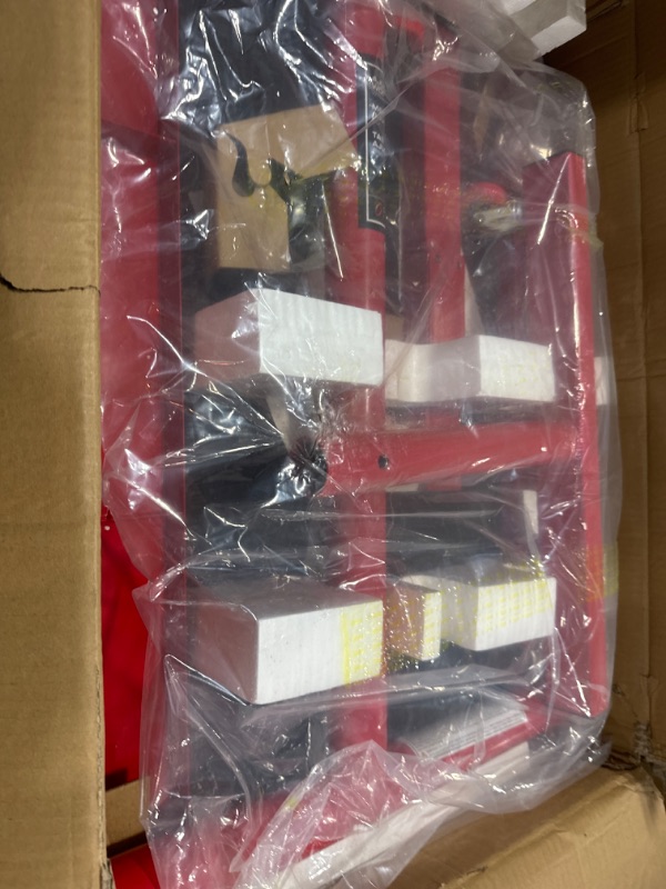 Photo 1 of Sunex 8019 Heavy Duty Adjustable Work Table with Drawer Red Deluxe Work Table Work Table