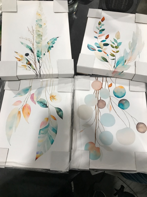 Photo 1 of 4 PACK CANVAS ART