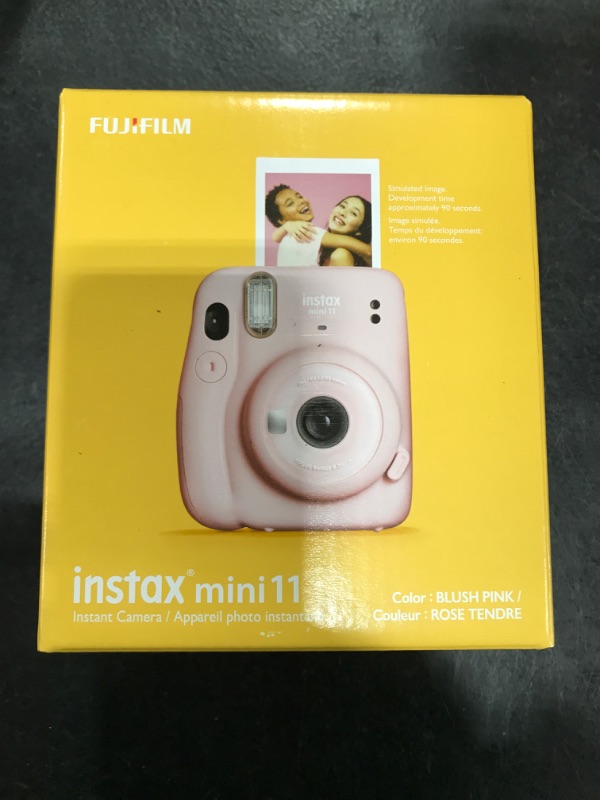 Photo 1 of Fujifilm Instax Mini 11 Instant Camera - Blush Pink 4.8" x 4.2" x 2.6" Blush Pink Camera Only