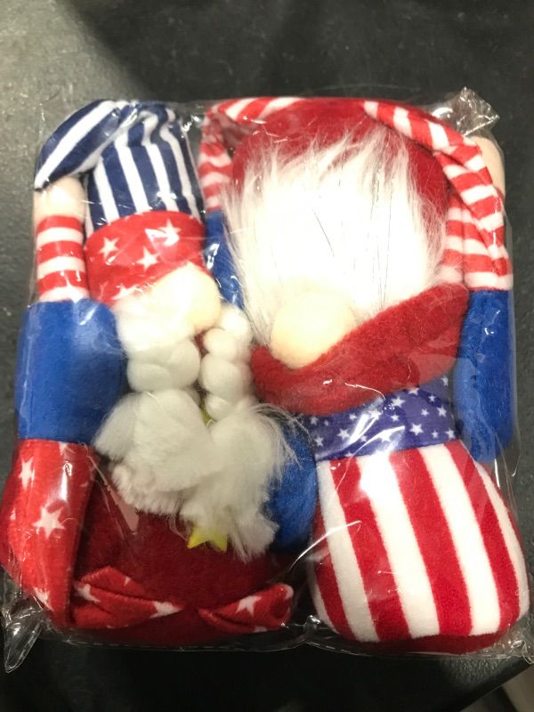 Photo 2 of 2Pcs 4th of July Gnomes, Patriotic Gnomes 4th of July Decorations Independence Day Fourth of July Gnomes Fourth of July Decorations for Home Table Memorial Day Presidents Veterans Day Gnome Decoration