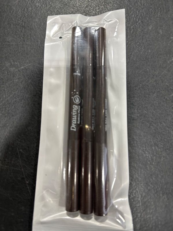 Photo 1 of 3 Classic Eyebrow Pencils,Long Lasting, Waterproof, Double-headed Automatic Rotating Eyebrow Pencil,[3-in-1]Eyebrow Pencil *3;Dark Brown #-0907031 Dark Brown Eyebrow Pencil *3; #-0907031