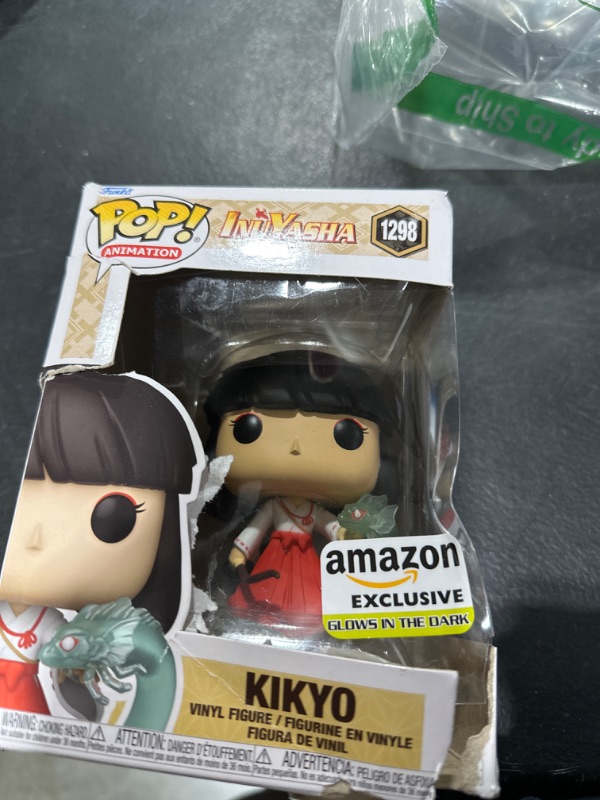 Photo 2 of Funko Pop! Animation: Inuyasha - Kikyo, Glow in The Dark, Amazon Exclusive