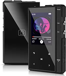 Photo 1 of 32GB MP3 Player with Bluetooth 5.0, Phinistec Z6 Portable Music Player with HD Speaker, Super Battery Life Digital Audio Player with FM Radio, E-Book, Voice-Recorder Player Supports up to 256GB
