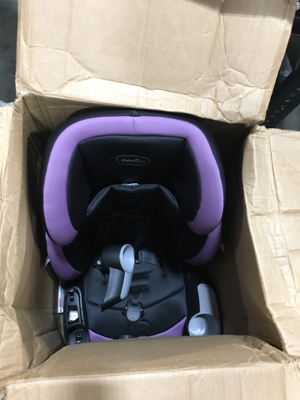 Photo 2 of Evenflo Maestro Sport Convertible Booster Car Seat, Forward Facing, High Back, 5-Point Harness, For Kids 2 to 8 Years Old, Whitney Pink