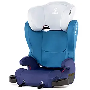 Photo 1 of Diono Cambria, Dual Latch Connectors, 2-in-1 Belt Positioning Booster Seat, High-Back to Backless Booster with Space and Room to Grow, 8 Years 1 Booster Seat, Blue