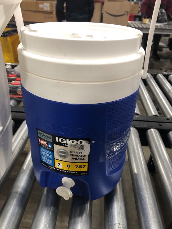 Photo 2 of Igloo 2-Gallon Sport Beverage Cooler, Majestic Blue, Model Number: 31377 Majestic Blue One Size