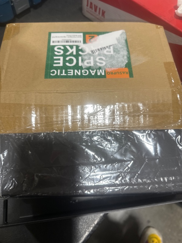 Photo 1 of Rasupro 2 Pack Magnetic Spice Rack Organizer, Durable Magnetic Spice Rack for Refrigerator Easy Install, Perfect Magnetic Shelf for Kitchen Organization, Seasoning Magnet Fridge Spice Shelf