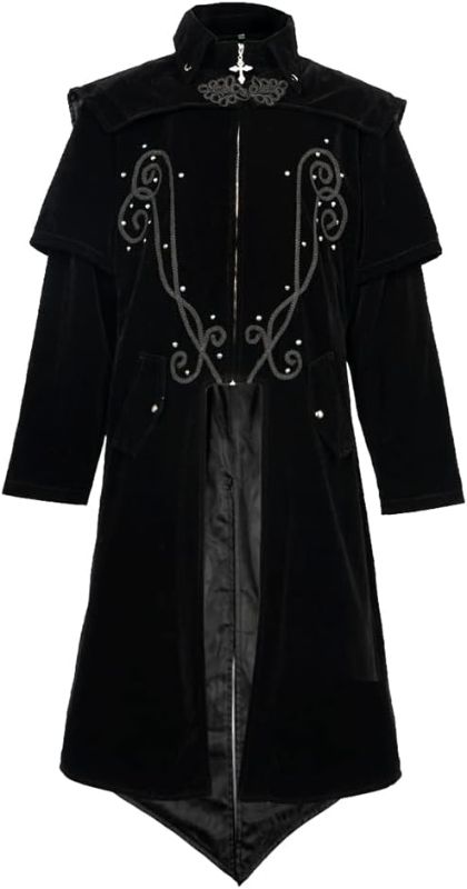 Photo 1 of Apocrypha men‘s Steampunk Jacket Gothic Victorian Renaissance Frock Coat Size S