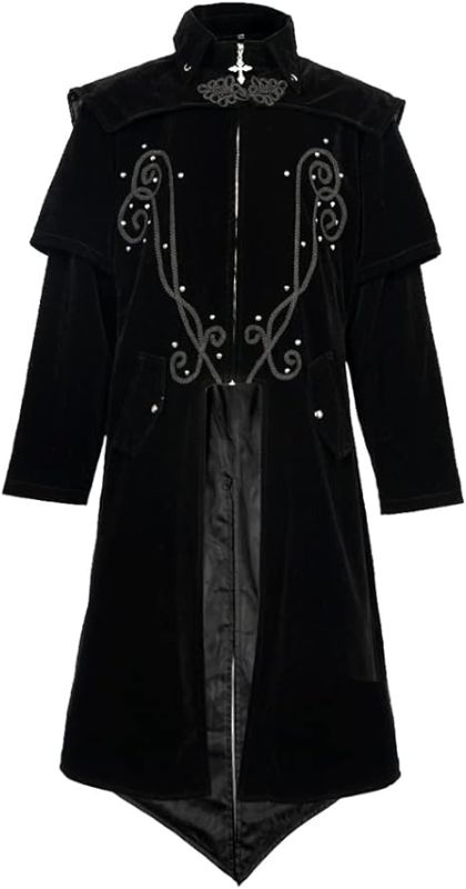 Photo 1 of Apocrypha men‘s Steampunk Jacket Gothic Victorian Renaissance Frock Coat Size S
